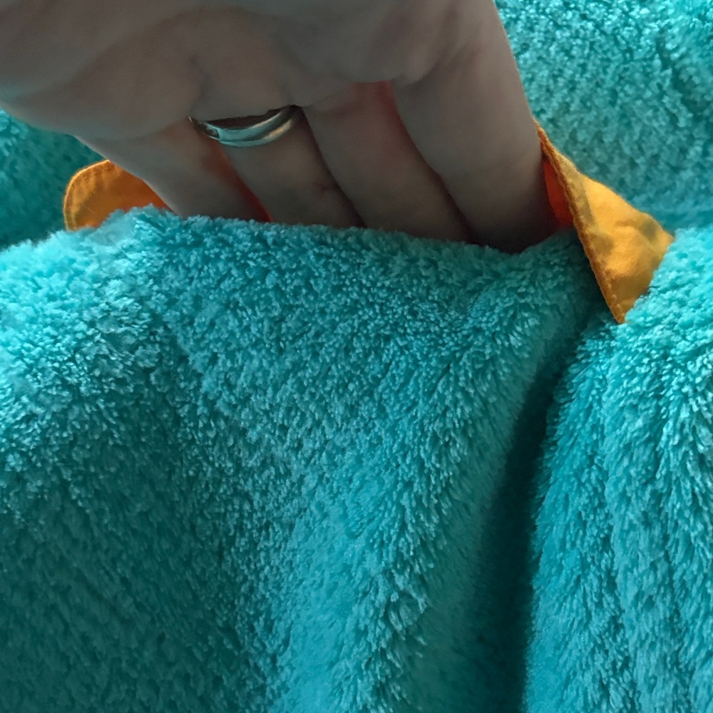 Vintage Patagonia Turquoise and Orange Women's Sweater - Picture 7 of 8